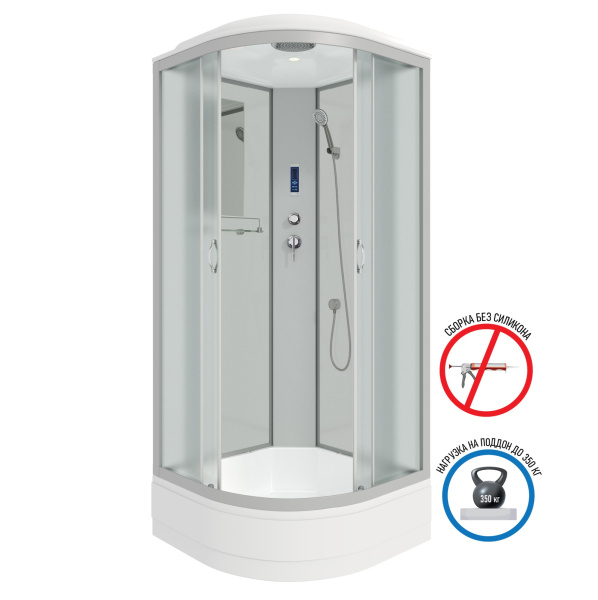 Душевая кабина Niagara Classic NG-3301-14P (900х900х2150)